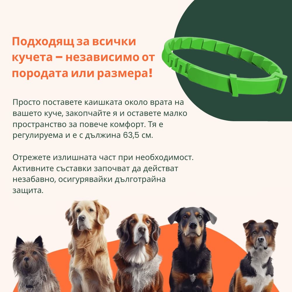 Royal Paw™ - Противопаразитна Каишка със 7 Етерични Масла